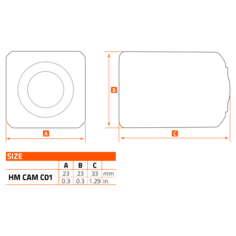 Hertz HM CAM C01 Backup & Dash Camera Accessories